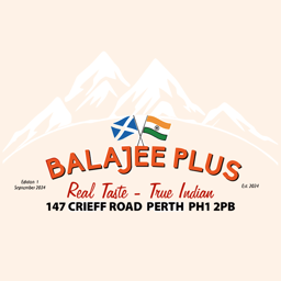 Balajee Plus logo.